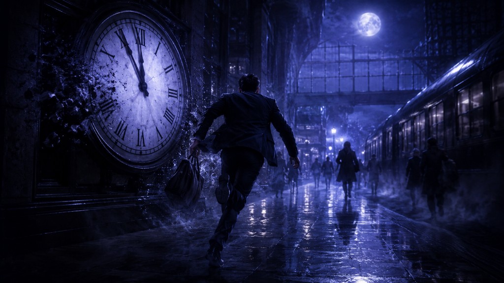 DreamVis cinematic illustration — Why Do I Dream About Being Late?